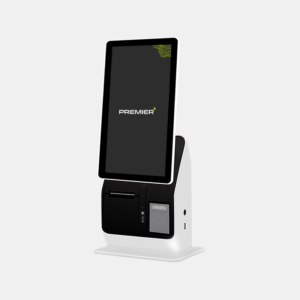 KT-Kiosk A - TPV Vertical, All in one, 15,6 inch capacitivo flat true, Android 11, RK3568, 4GB+32GB, con impresora 80mm y lector 2D, blanco y negro