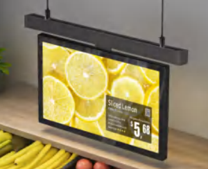 LCD15W1B - Etiqueta Electrónica LCD a color, 374.2x223.6x19, ventana 344.16x193.59, 15.6 inch, única pantalla